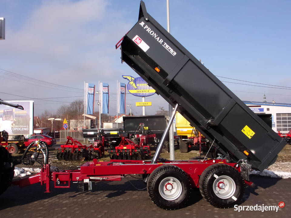 Przyczepa budowlana tandem skorupowa T6793 Pronar Opoczno sprzedam