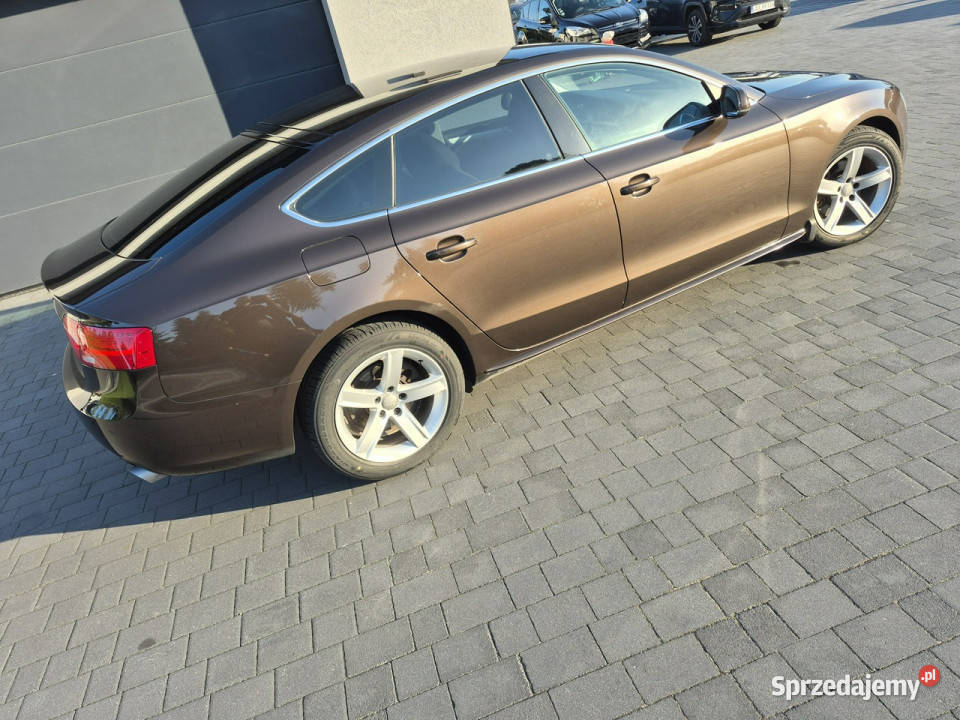 Audi A5 Sportback xenon led navi chromy ładny podgrzewane fotele Drelów sprzedam