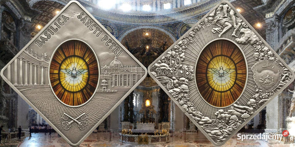 Srebrne monet kolekcjonerskie Sacred Art Holy Numizmatyka Warszawa sprzedam