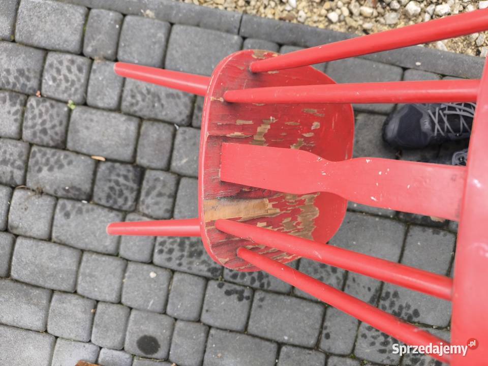 Krzesło mały patyczak orginal lata okresu PRL Radomsko