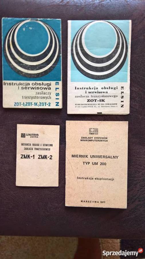 Inetrukcja Obsługi i Serwisowa Zasilaczy Pozostałe dolnośląskie Wrocław sprzedam