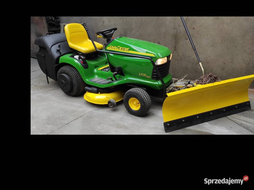 Kosiarka John Deere LTR 180 17 z Pługiem Traktorki Czerwieńsk