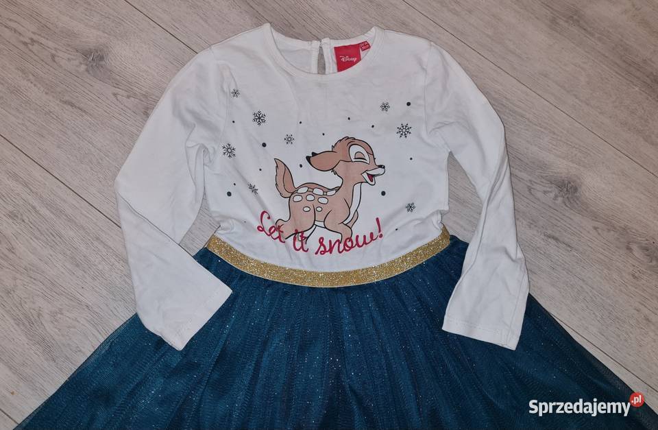 Sukienka dziewczynka princeska Bambi 98 Sukienki i spódniczki Łódź