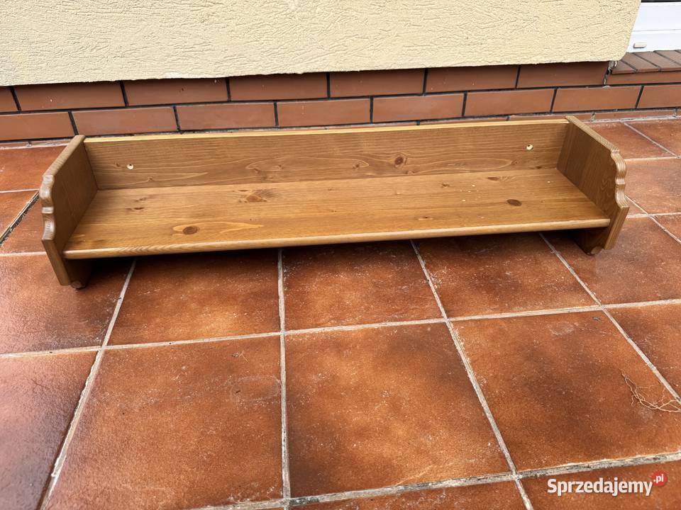 Wieszak Leksvik drewniany Ikea półka na ścianę Garwolin