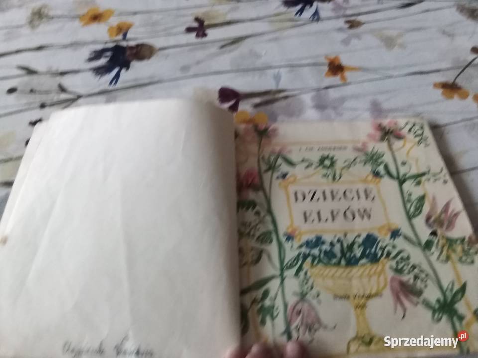 PRL książka Andersen Dziecię Elfów 1958 Łódź