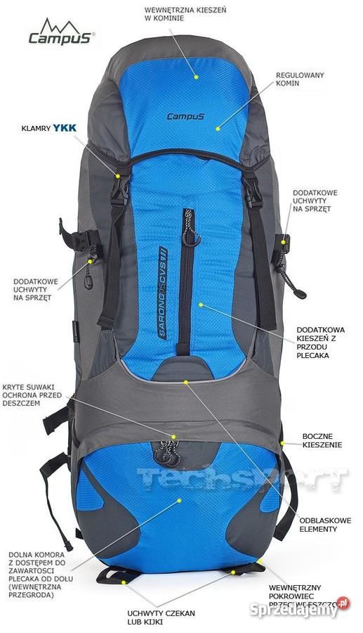 Plecak turystyczny Sarong II 75 Campus Gorzów Wielkopolski