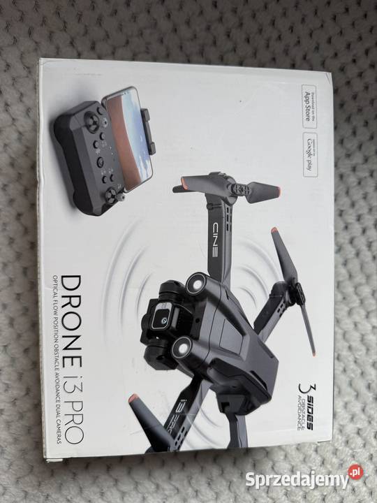 Dron i3 PRO HD Omijanie przeszkód Sterowanie Pozostałe podkarpackie Ubieszyn sprzedam