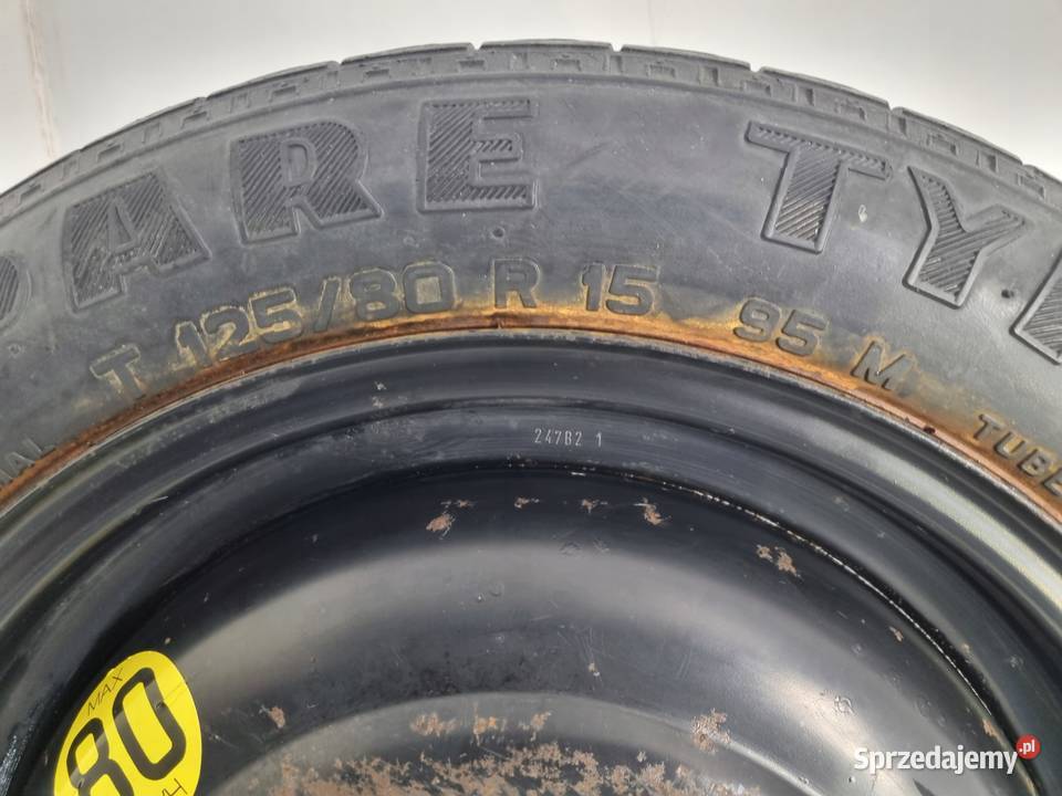 KOŁO DOJAZDOWE 12580 R15 98ABNA 2150836 4x108
