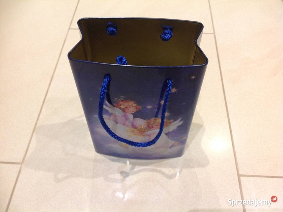 Torebka Prezentowa Metalowa Świąteczna Nowa Sól