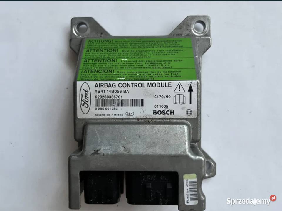 Sensor Poduszek Ford Focus MK1 YS4T 14B059 BA Ostrów Wielkopolski