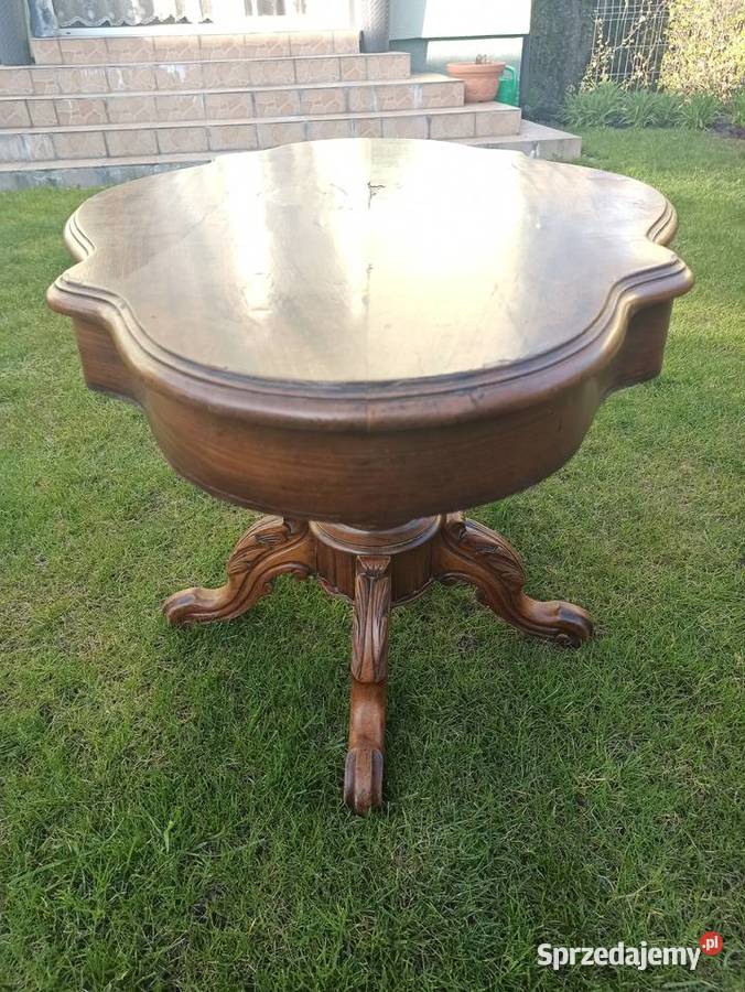 stolik ława w stylu Ludwik 68cm wielkopolskie