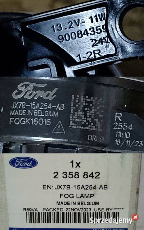 FORD FOCUS KUGA MONDEO PUMA HALOGEN PRAWY PRZÓD wielkopolskie Pleszew