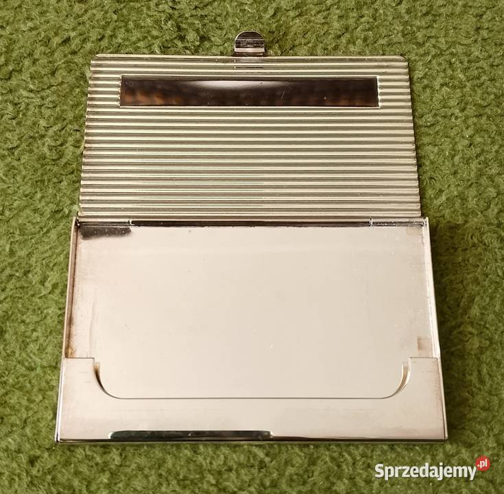 Wizytownik vintage lata 7080 gruby plater stan Katowice
