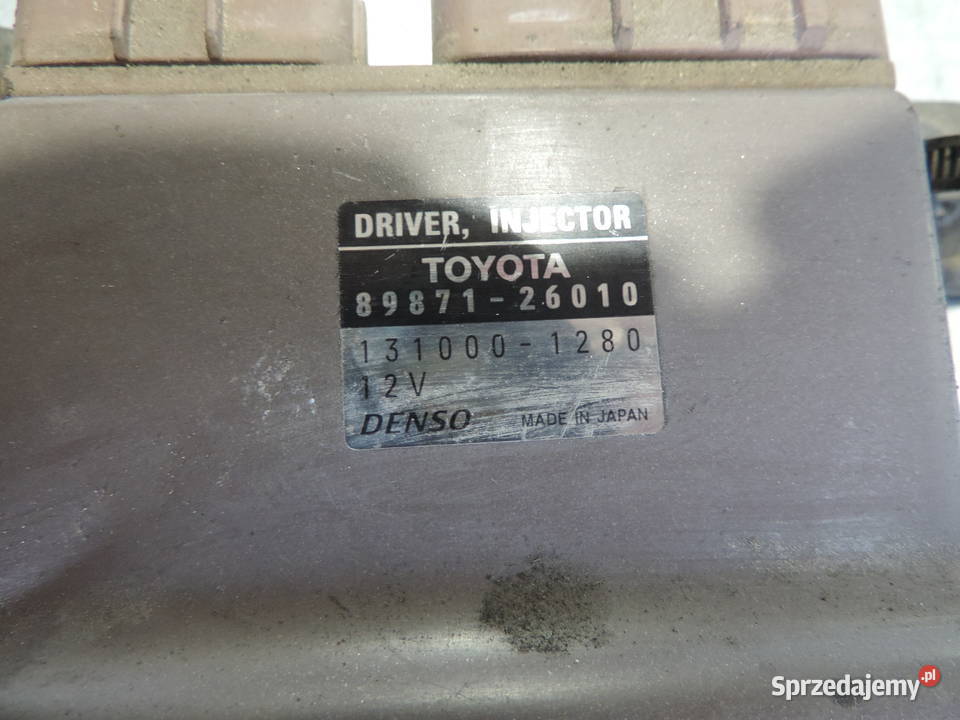 STEROWNIK WTRYSKÓW AVENSIS VERSO PREVIA RAV 4 II Komputery Nowy Sącz
