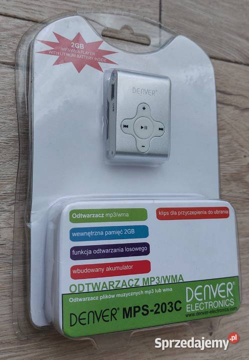 Odtwarzacz mp3wma Denver MPS203C nowy w Siemianowice Śląskie