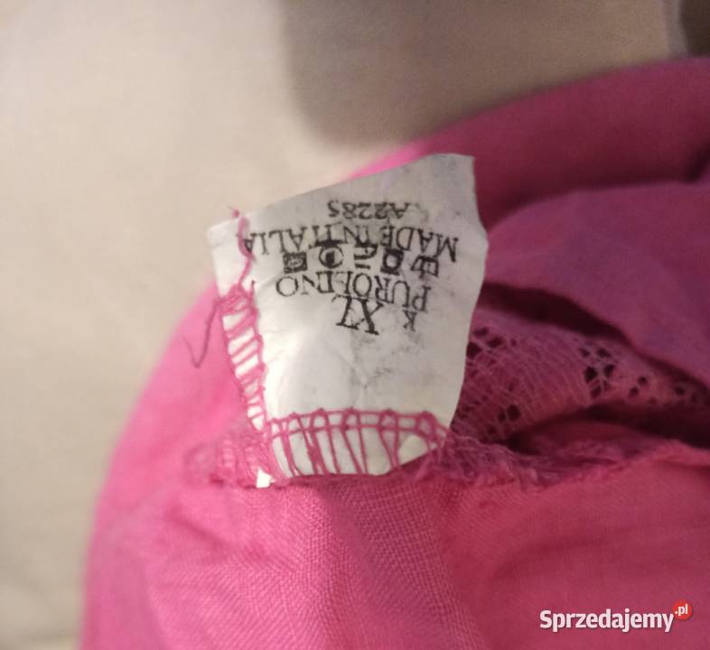 różowa lniana sukienka Częstochowa