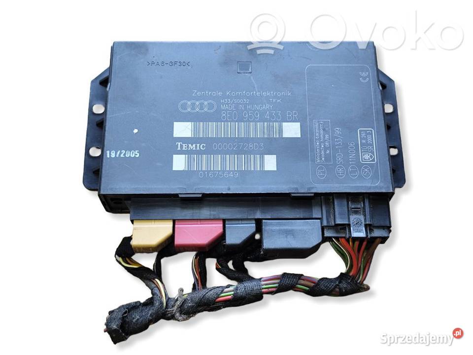 Audi A4 S4 B7 STEROWNIK MODUŁ KOMFORTU wielkopolskie