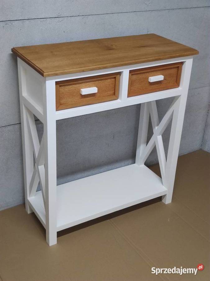 Konsola drewniana dębowa Zduńska Wola