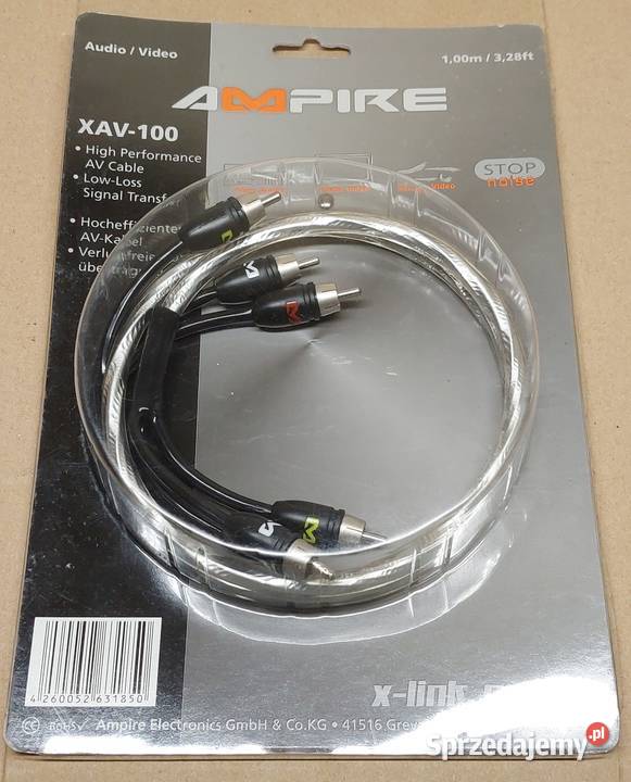 KABEL PRZEWÓD AMPIRE AV XAV100