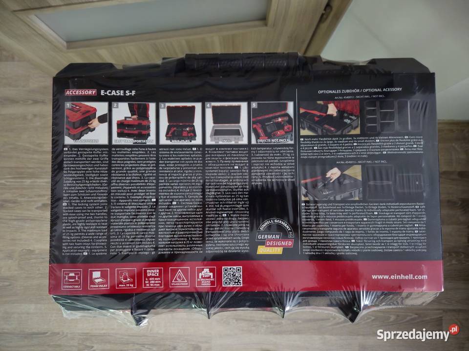WALIZKA SYSTEMOWA EINHELL ECASE SF z pianką Torby i walizki Września