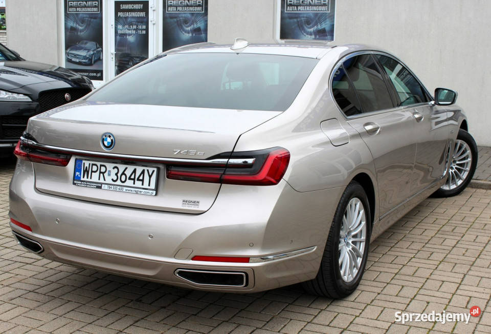 BMW 745 FV23 394 SalonPL Skóra Navi Kamera HUD klimatyzacja Sokołów
