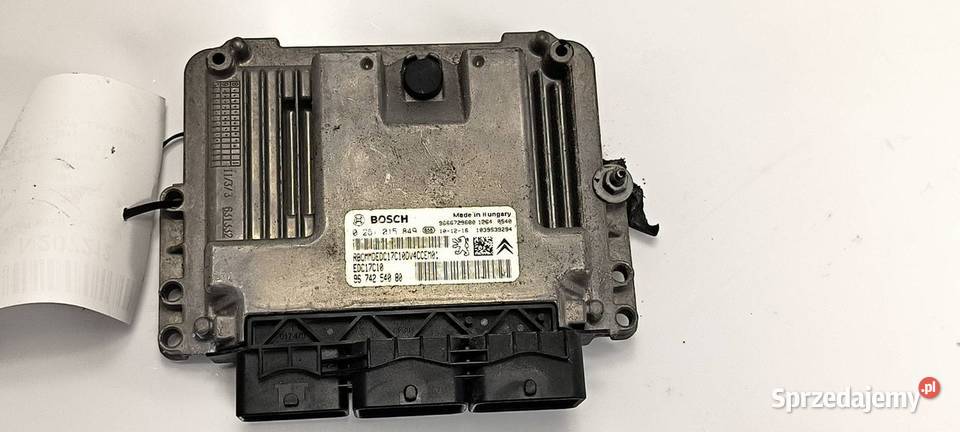 KOMPUTER SILNIKA ECU PEUGEOT 207 0281015849 osobowe Lipno sprzedam