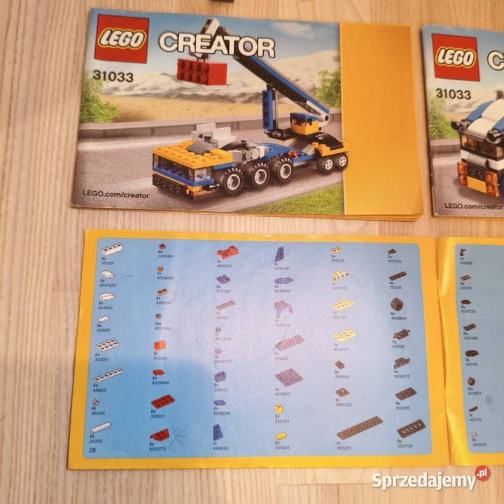 Lego creator zestaw 31033 Transporter pojazdów podkarpackie Rzeszów