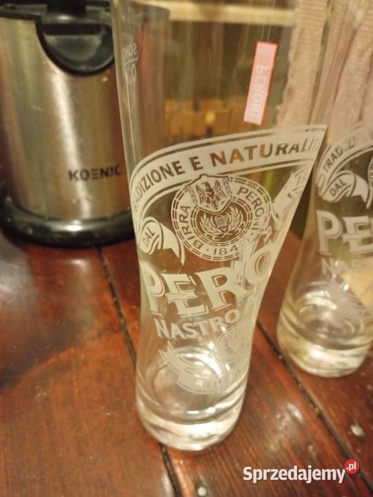 Szklanki do piwa Peroni Nastro Azzurro 6 Szklanki i kufle Siemianowice Śląskie
