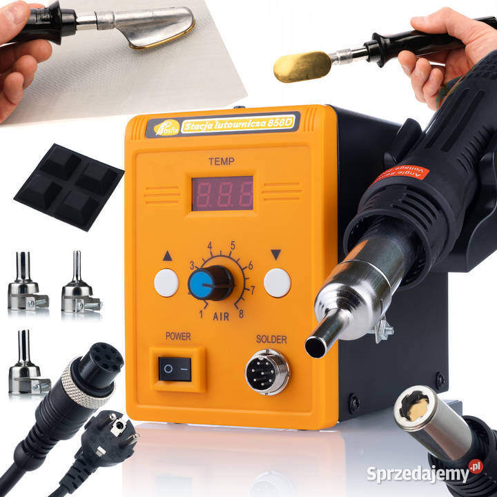 Stacja Lutownicza HotAir Rosfix 858D Lutownica małopolskie Ludźmierz