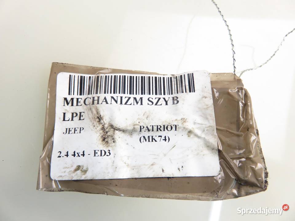 PODNOŚNIK SZYBY LEWY PRZEDNI JEEP PATRIOT MK74 sprzedam