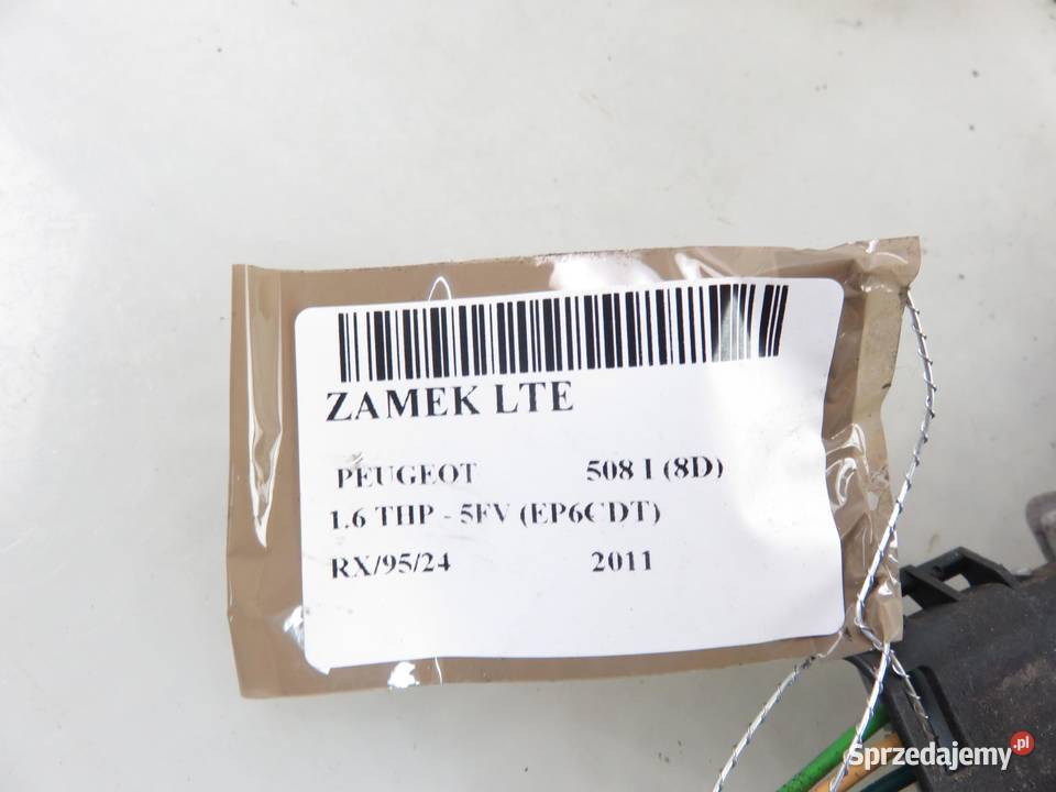 ZAMEK LEWY TYLNY PEUGEOT 508 I 851926 Zamki, wkładki i kluczyki sprzedam