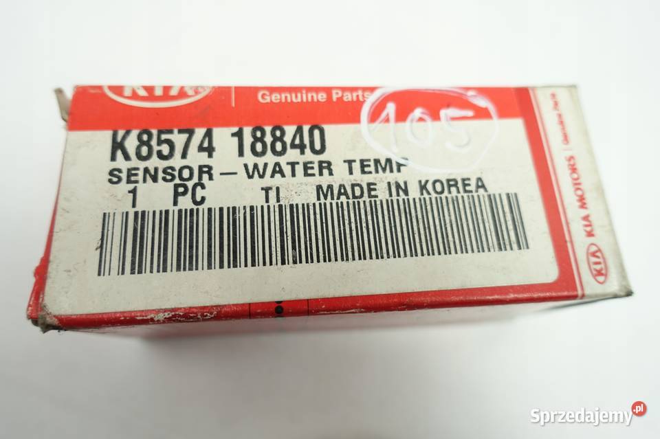 Kia Carens II 18 16V CZUJNIK TEMPERATURY nowy osobowe Układ chłodzenia