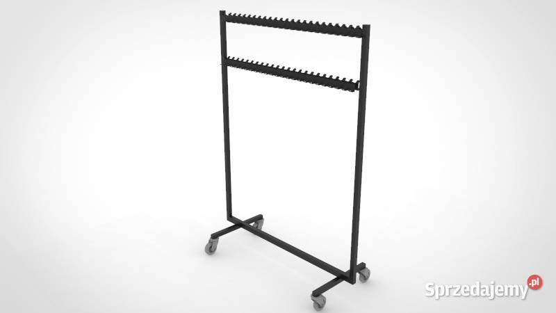 Wieszak mobilny dwurzędowy MODERN Produkcja Ligota