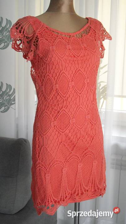 Koralowa sukienka s Lubartów sprzedam