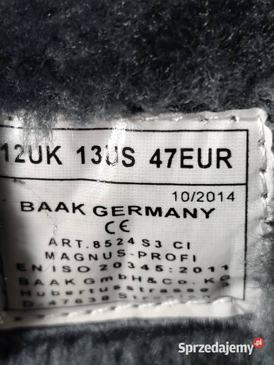 Nowe Zimowe Buty Robocze BAAK Magnus Profi S3 skóra Poddębice