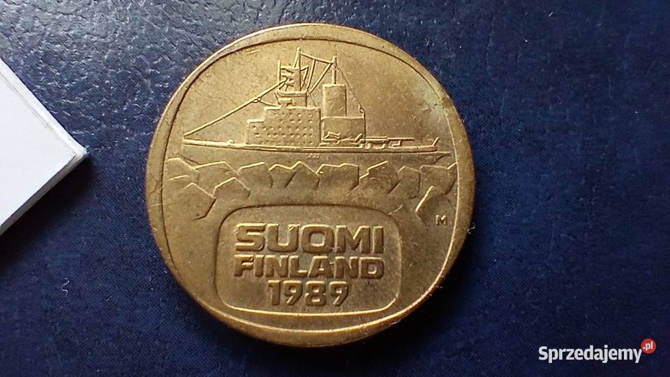 Stare monety 5 lmarek 1989 Finlandia Lesko sprzedam