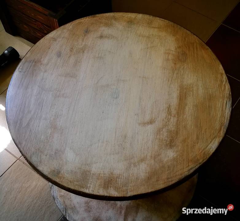 Stolik drewniany ze szpuli ława drewniana stolik Radków sprzedam