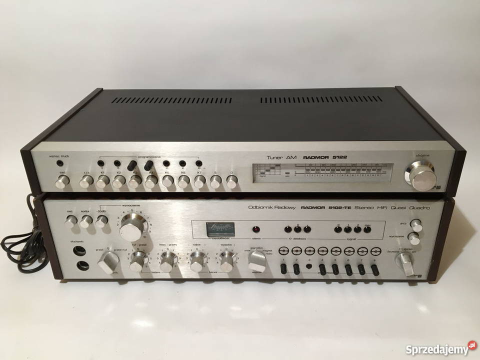 Radmor wzmacniacz 5102 TE Tuner 5122 Wzmacniacze i pokrewne