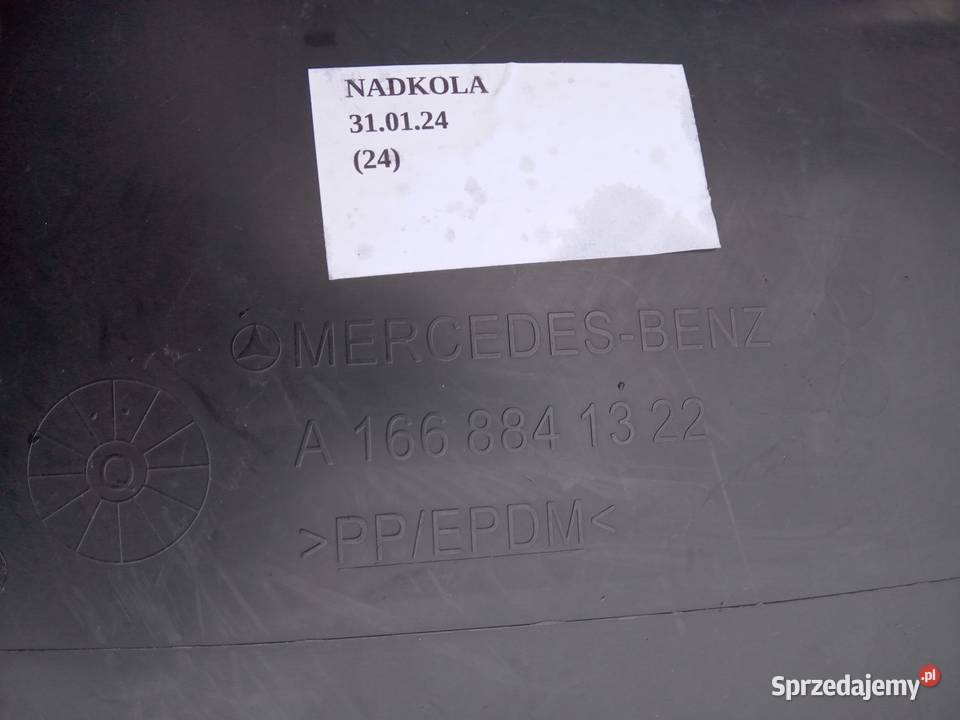NADKOLE LEWY TYŁ MERCEDES GLE W166 A1668841322 Nowy Tomyśl