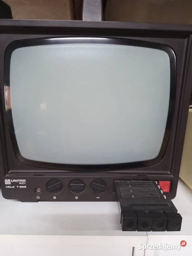 Telewizor UNITRA WZT Vela T 206 PRL lata 80 Kineskopowy Tychy