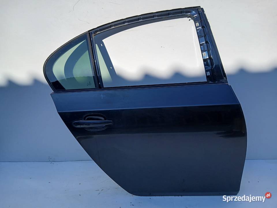BMW E60 DRZWI PRAWE TYLNE 4169 CARBONSCHWARZ Strzyżewice