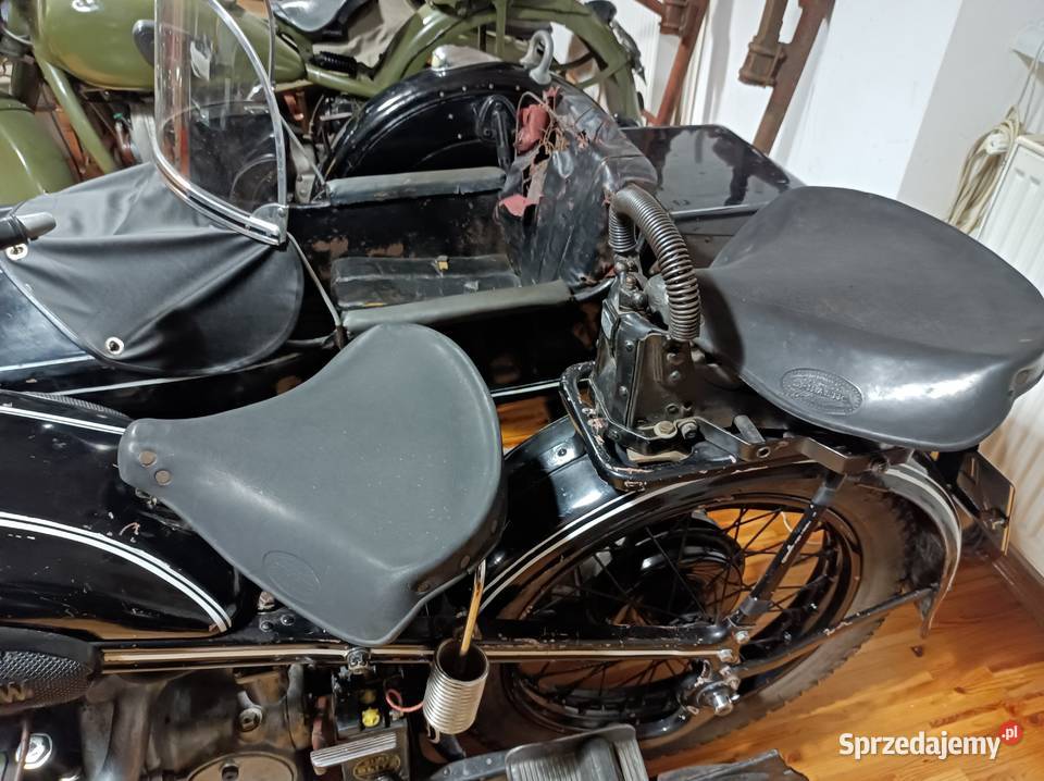 BMW R12 z wózkiem bocznym 1938 Chełm sprzedam