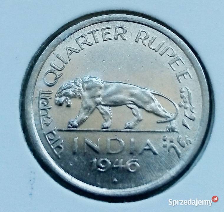 INDIE 14 RUPEE 1946 r GEORGE VI STAN INIKIEL mazowieckie Legionowo sprzedam