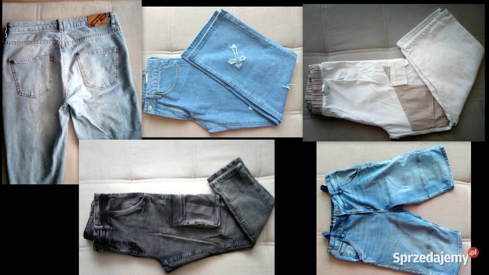 ZESTAW Spodnie 5 par bawełna Rozmiar uniwersalny sprzedam