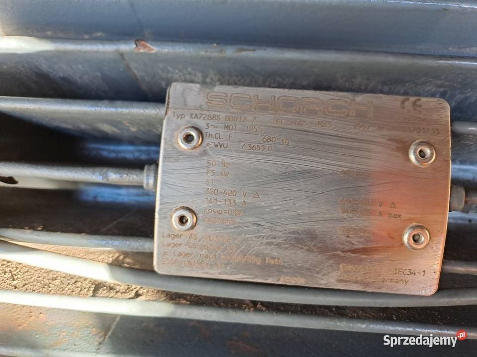 Sprężarka śrubowa KAESER CS121 75 kW małopolskie Stary Sącz