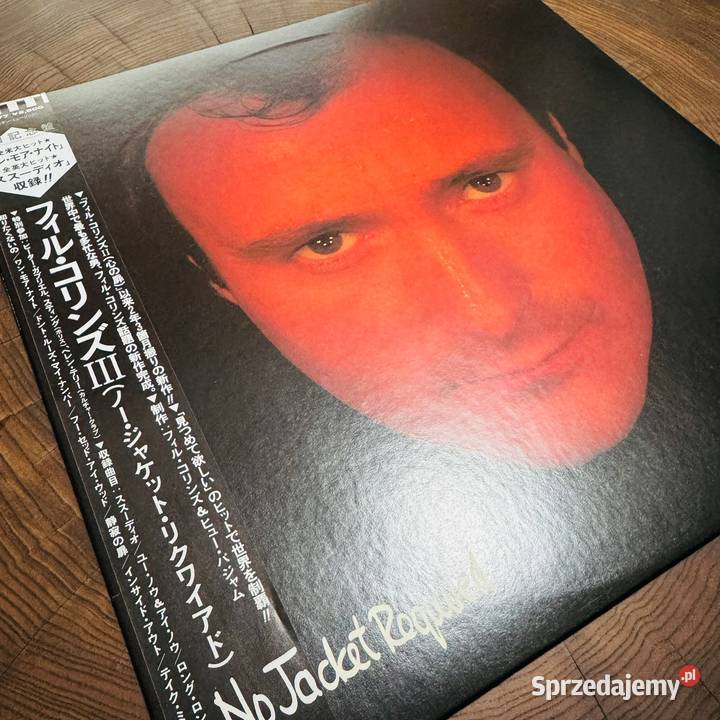 Phil Collins No Jacket Required EXM Japan Obi LP 1 płyta Warszawa