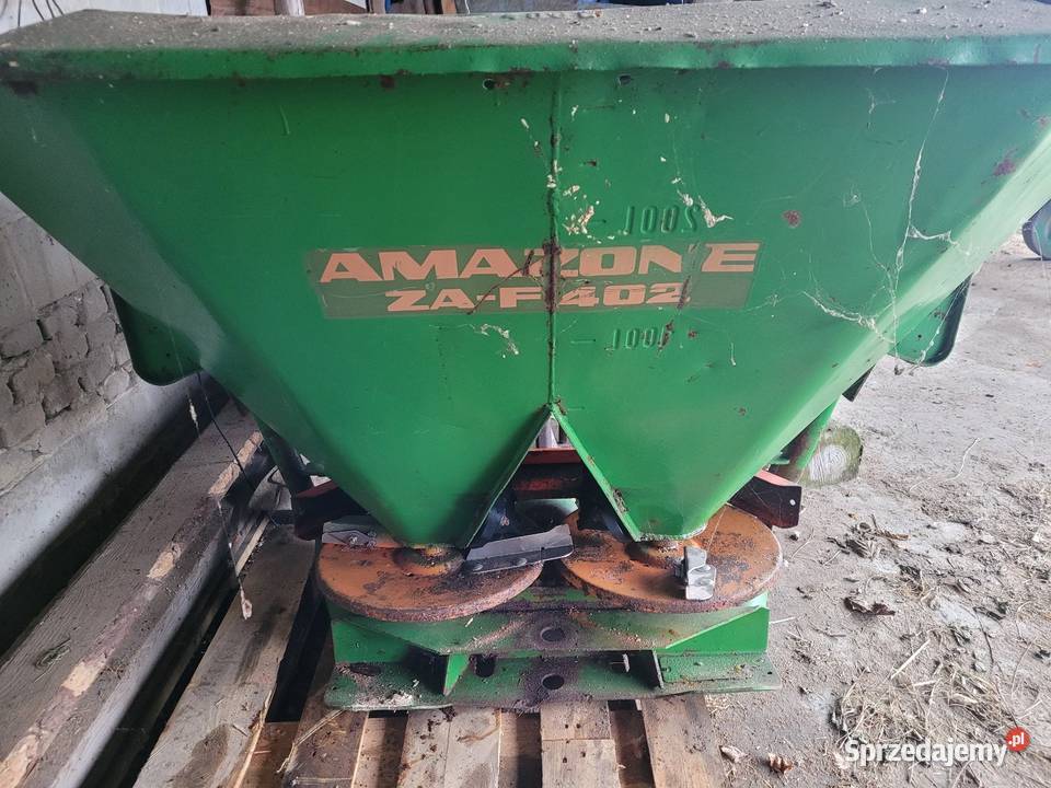 Amazone f 402 zaf 402 Rozsiewacz do nawozu Rozsiewacze nawozów świętokrzyskie Węgleszyn-Dębina