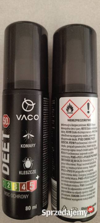 VACO DEET Strong 50 płyn na komary i kleszcze Zdrowie i Uroda