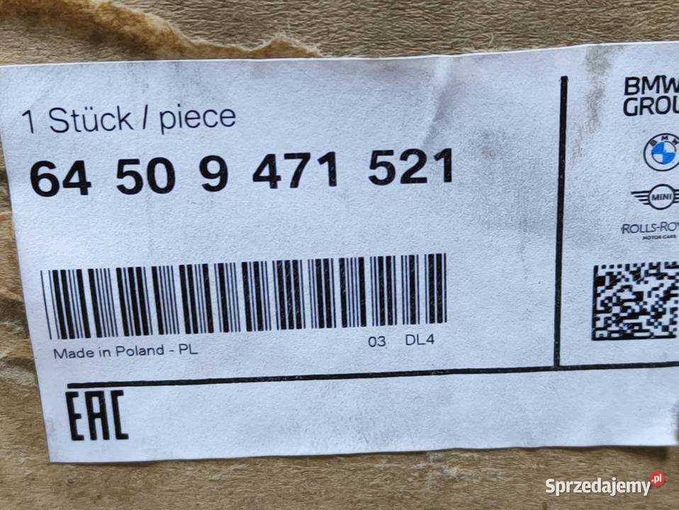 Osuszacz Skraplacz Klimatyzacji BMW 1 F20 F21 3 Klimatyzacja