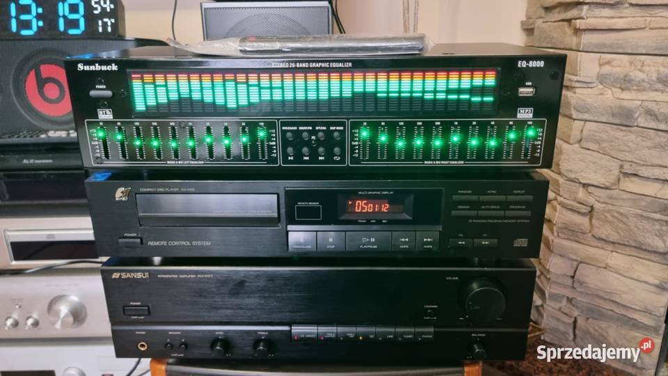 Wzmacniacz SANSUI AUX117 2x40W CD Sansui CDX105 Warta sprzedam